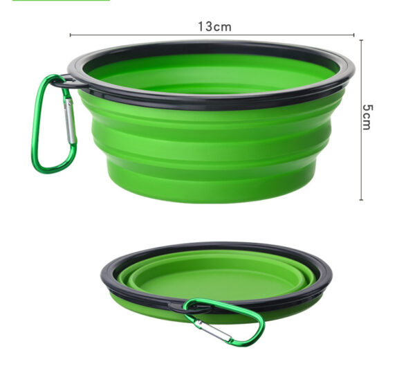 Outdoor Portable Folding Bowl For Dogs And Cats With Keychain - Image 10