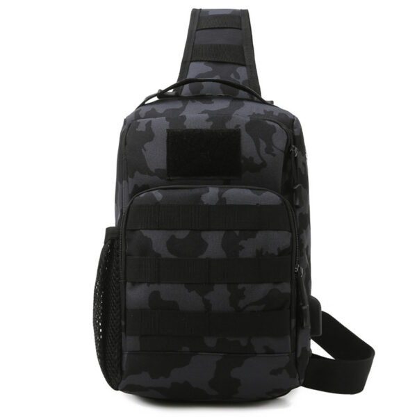 Outdoor Lure Camouflage Large Capacity Multi-functional Men's Shoulder Crossbody Tactical Chest Bag - Image 7