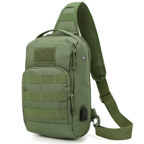 Outdoor Lure Camouflage Large Capacity Multi-functional Men's Shoulder Crossbody Tactical Chest Bag - Image 9